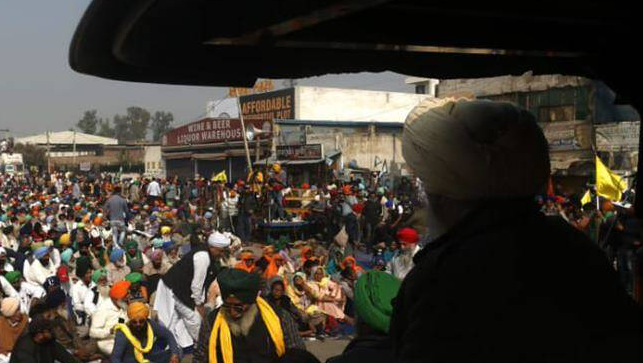 Farmers at Singhu border call for Bharat Bandh on December 8